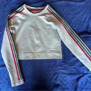 3 fabletics crop top long sleeve seamless workout collection.